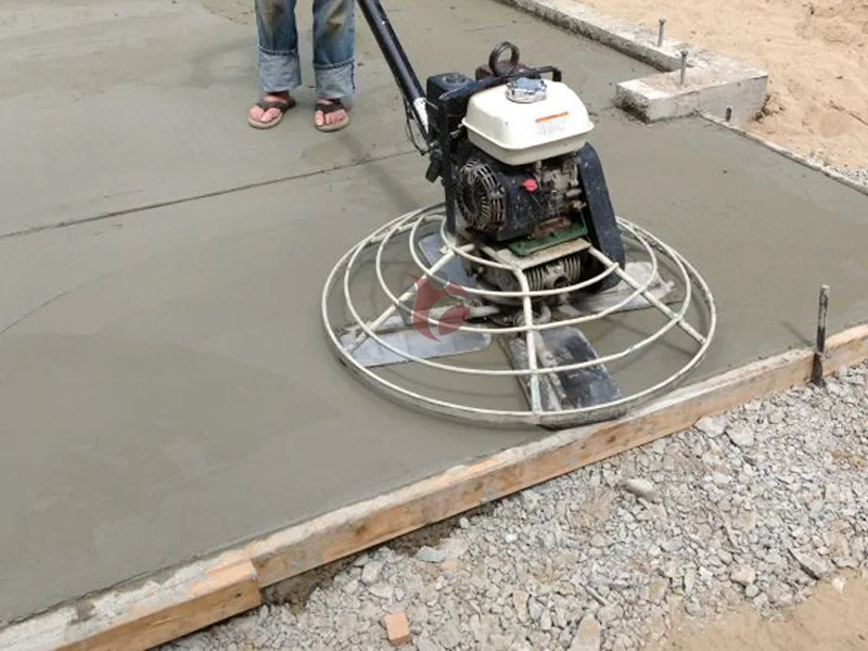 Proyek pengerjaan jasa gelar beton untuk lantai industri oleh Indoflooring.